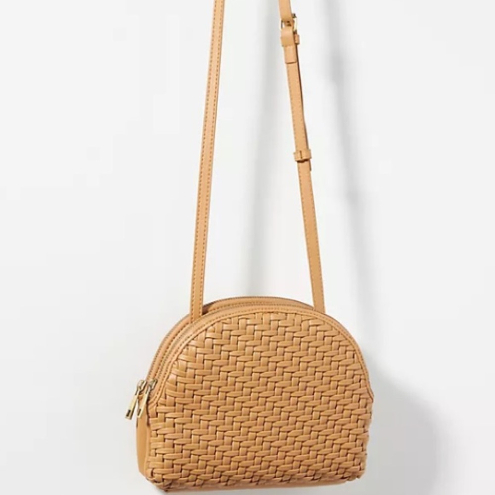 NWT woven crossbody bag